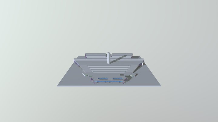 Конференц-зал башни "Э волюция" 3D Model