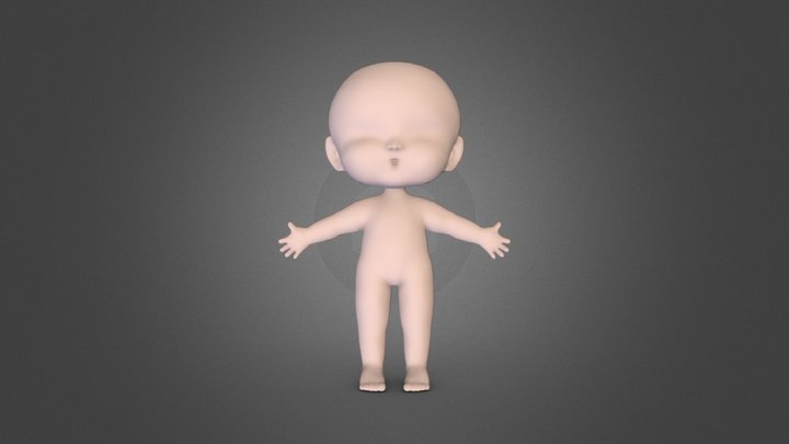 素体娃娃_留用 3D Model