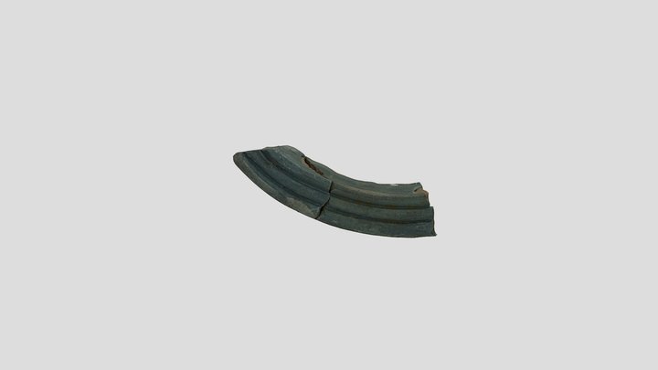 佐野廃寺（かつらぎ町）　軒平瓦 – Modello 3D gratuito STL