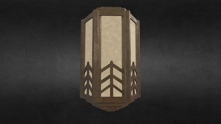 Tower of Terror: Wall Light 3D Model