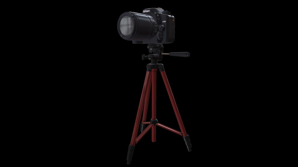 CAMARA CON TRIPODE
