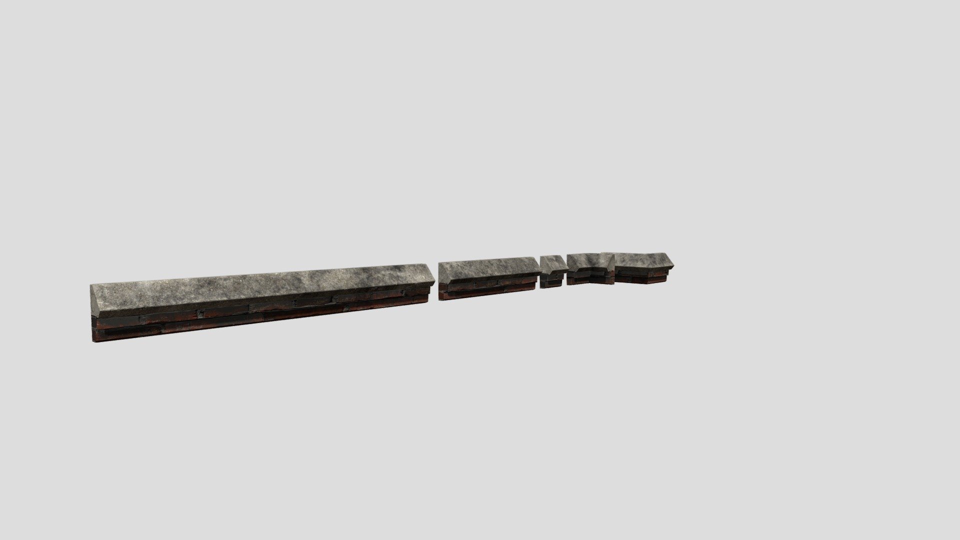 Modular Building Wall Coping - Buy Royalty Free 3D model by Stoo ...
