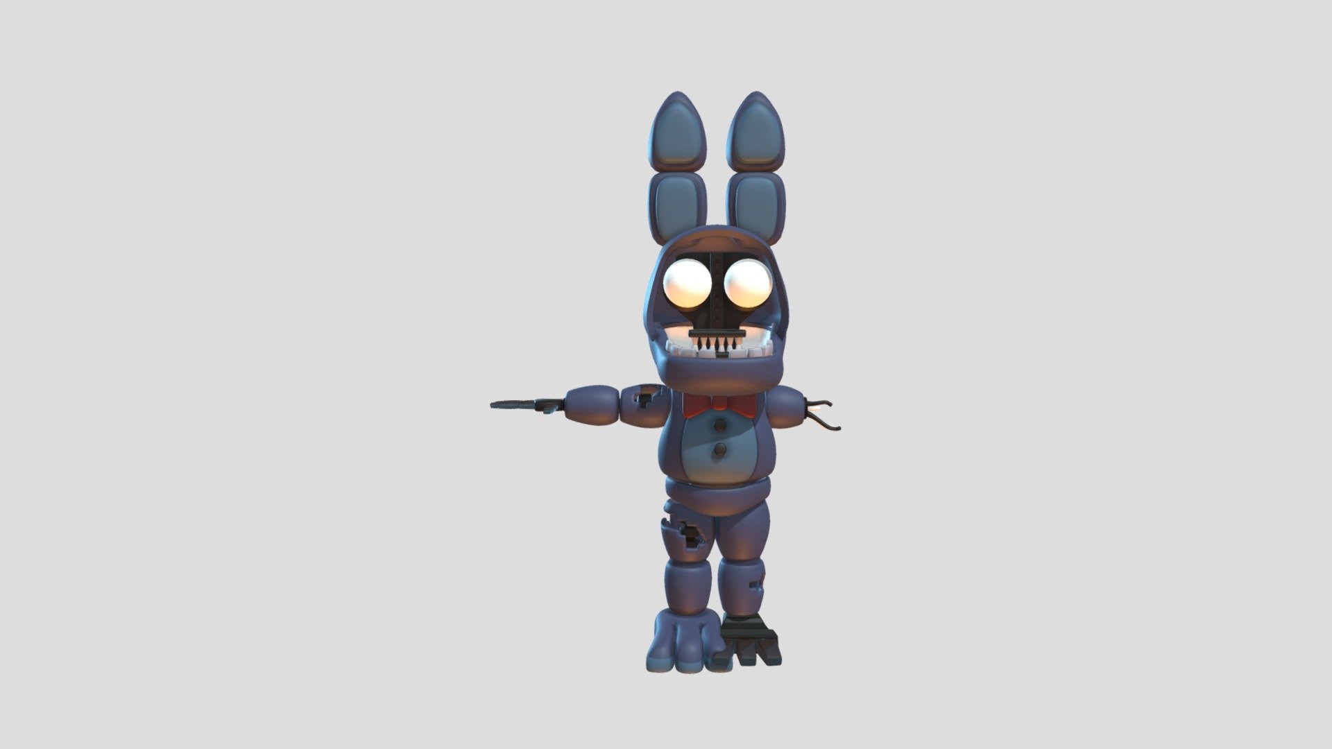 Adventure Withered Bonnie - Download Free 3D model by skylajade69