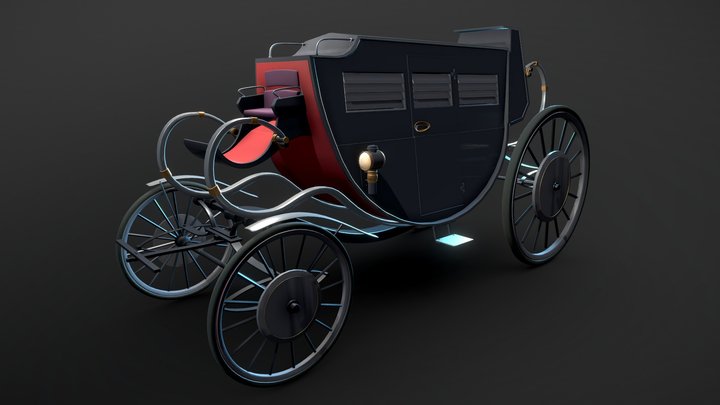 Carriage (Druft Punk XYZ Detailing Homework) 3D Model
