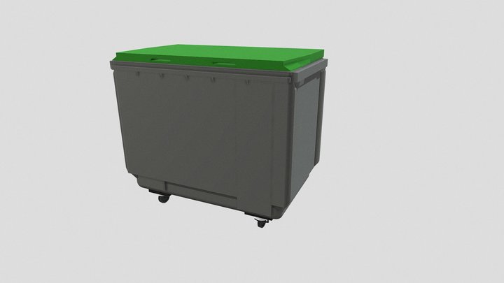 Trash container – Modelo 3D gratuito STL