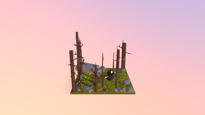 Bobo's home || monster garden 3D Model