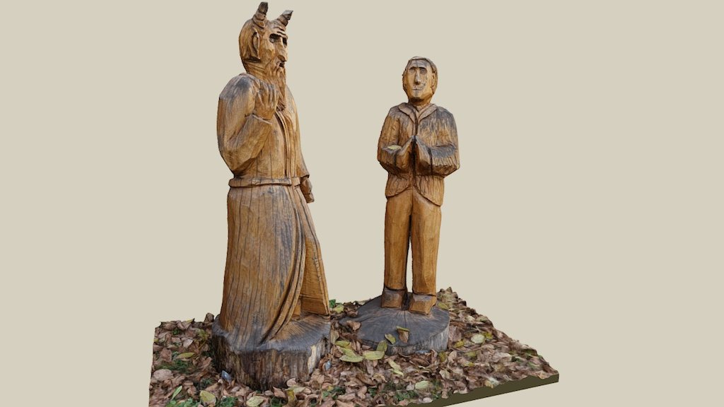 Der Bekehrte — Sketchfab embed 3D viewer