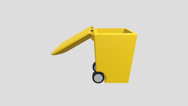 Recycle Bin 3D Model