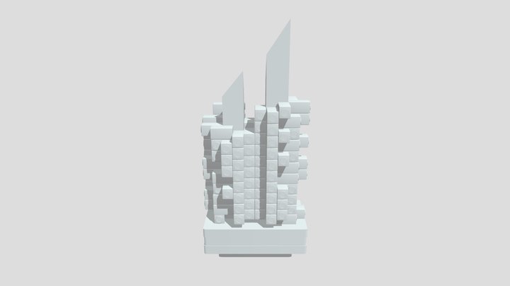 capsule tower Japan 3D Model