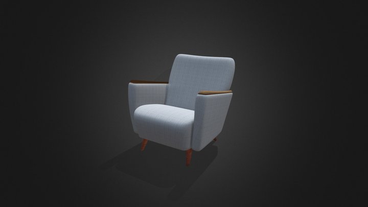Old Sofa 3D Model