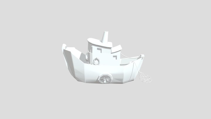 Boat Model WIP 3D Model