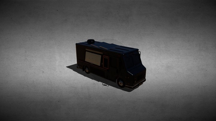 Food Truck 3D Model 3D Model