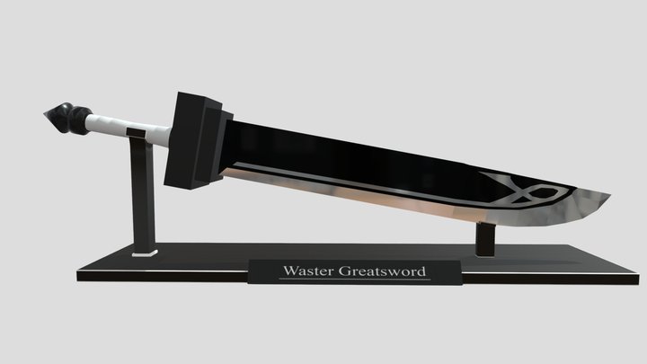 Waster Greatsword from Genshin impact 3D Model