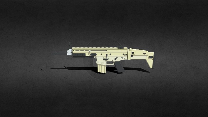 SCAR-L - Cubik Studio 3D Model