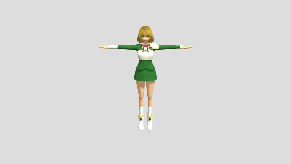 Anais Character Rigged