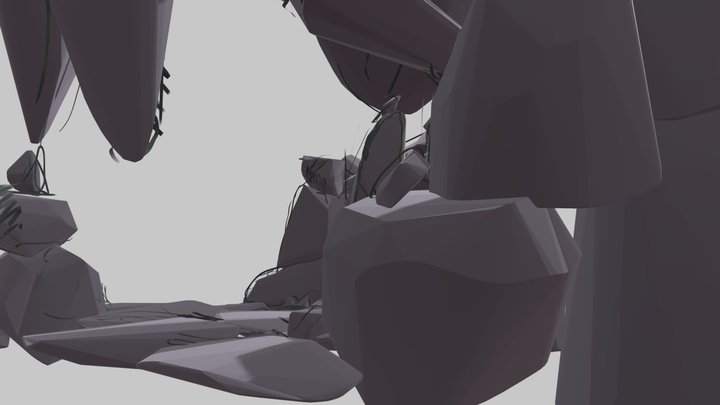 Parallel Spaces / Przestrzenie równoległe 3D Model