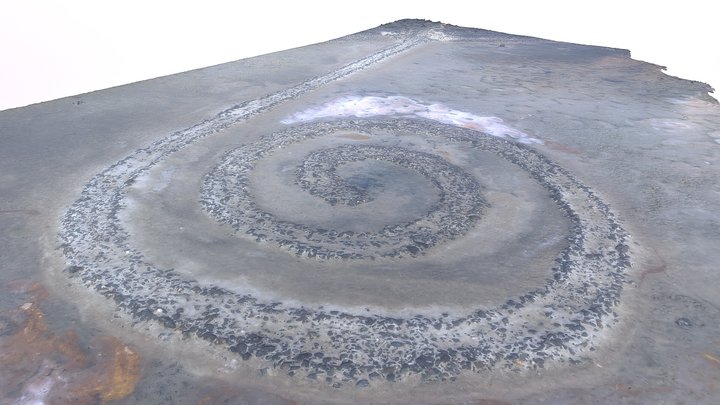 Spiral Jetty 3D Model