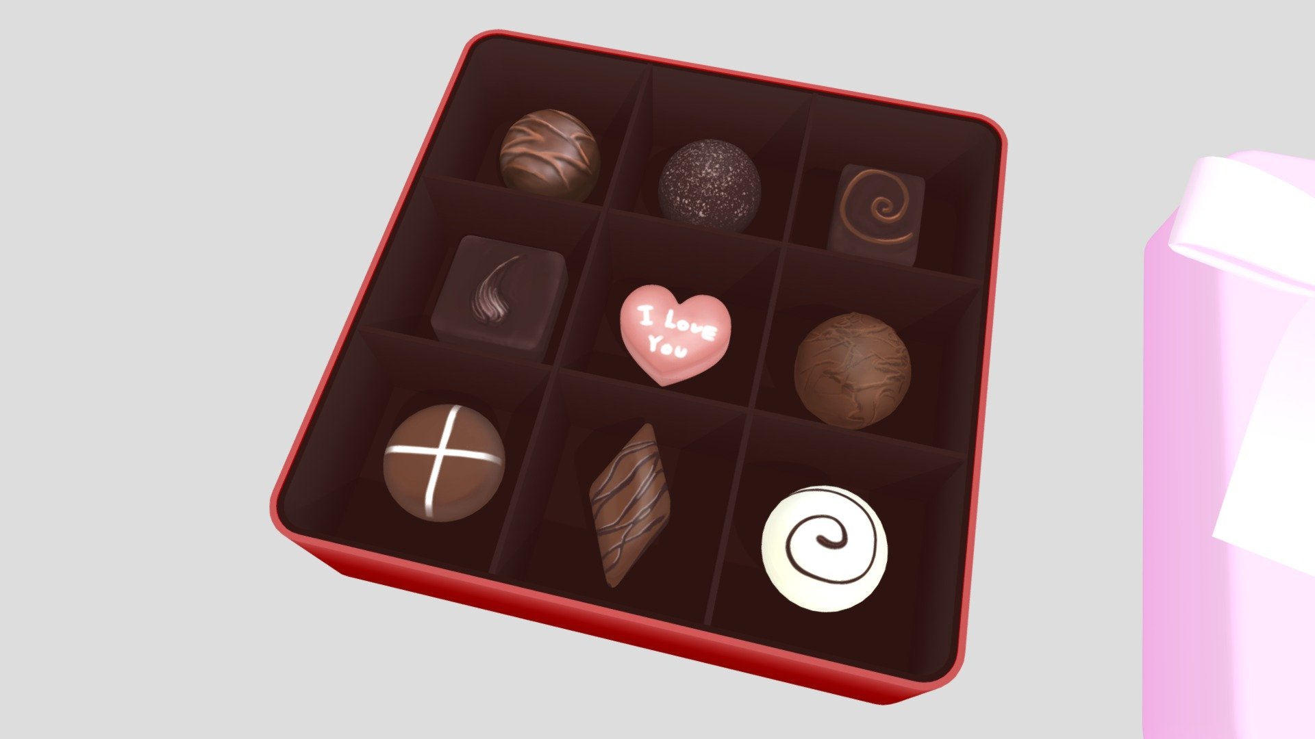 Valentine Chocolate — Sketchfab embed 3D viewer