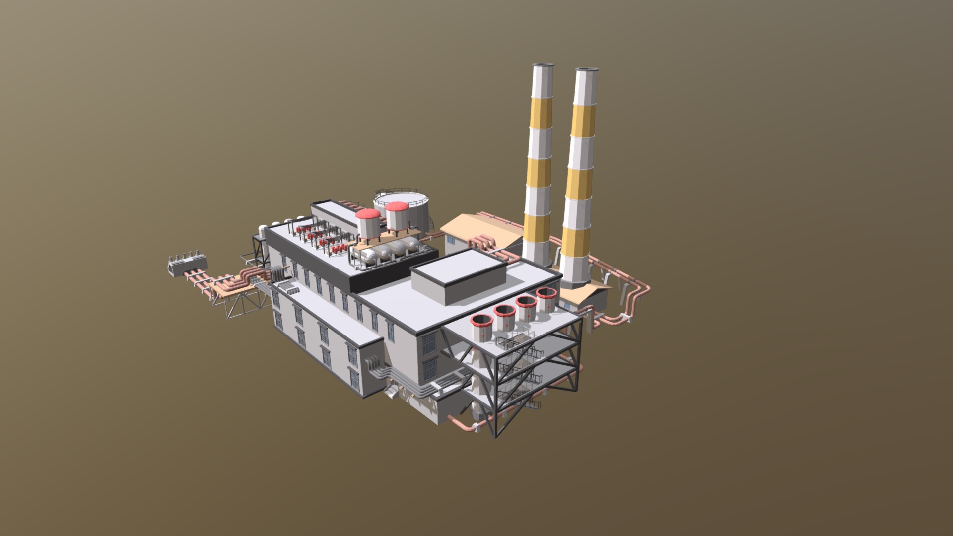 3D model Power Plant