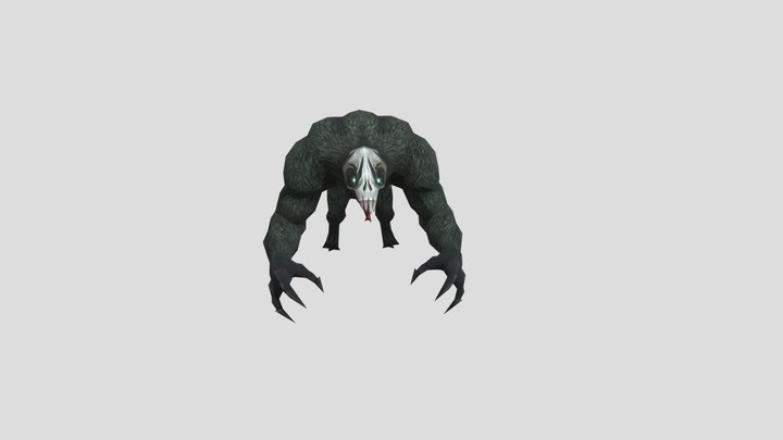Mobile - Temple Run 2 - Machu Skull Monkey (1) 3D Model
