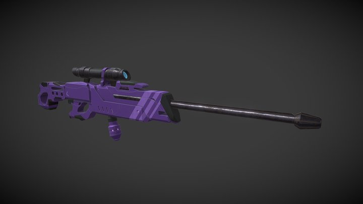 Sci-Fi - Sniper 001 (Free) 3D Model