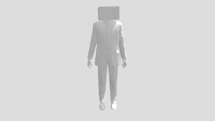 Microwave man 3D Model