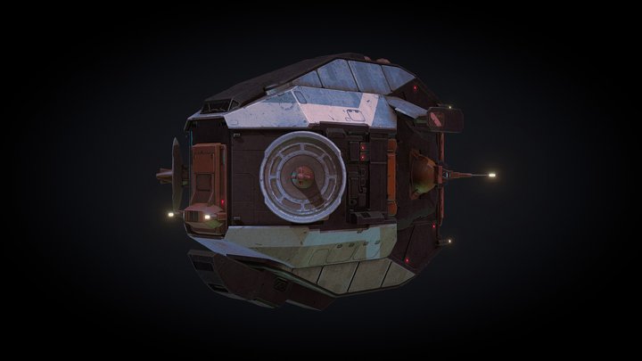 Frigate :class Research 3D Model