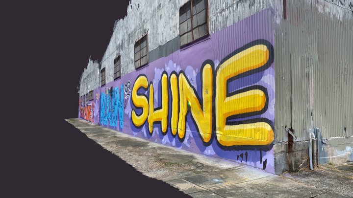 Rain or Shine mural nola 3D Model