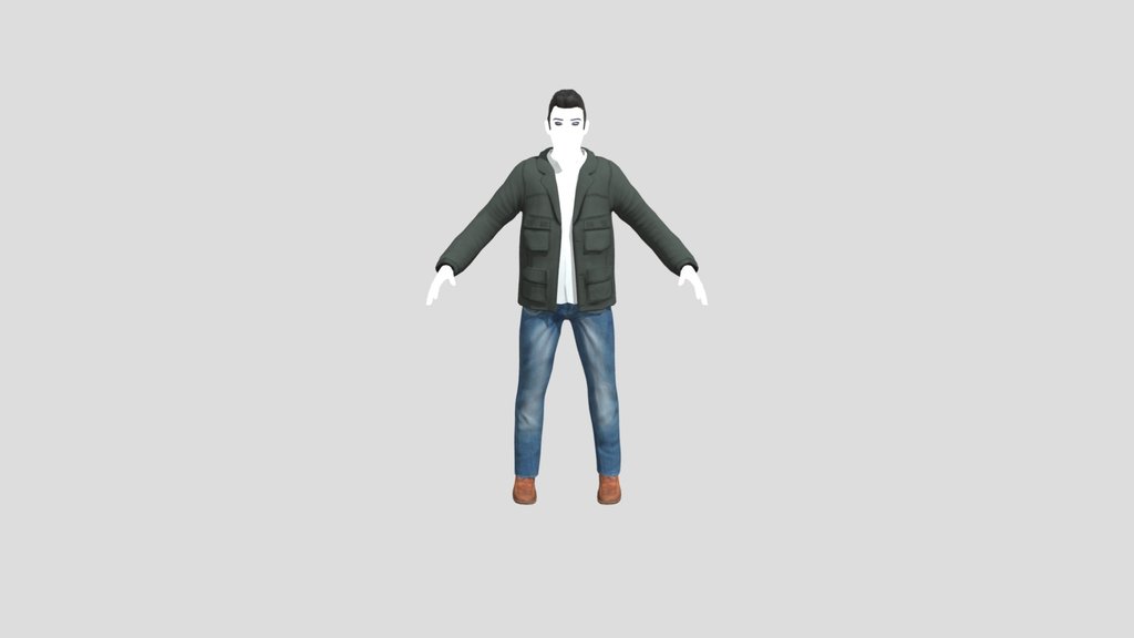 Mark Character Rigged