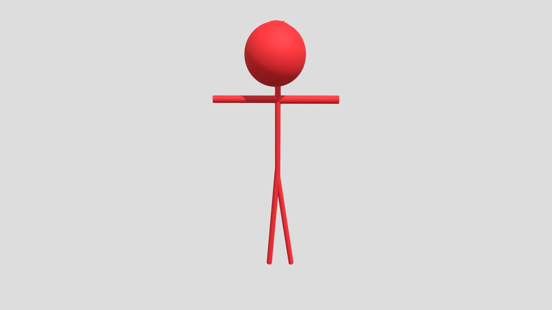 Red Stickman Animation. 