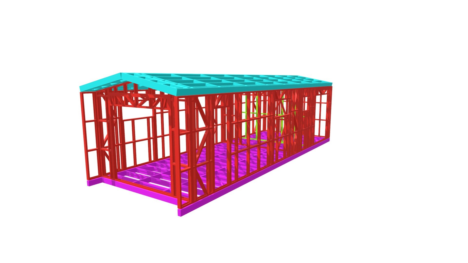 2511021-1-PW-R01 - 3D model by Steel Frames Direct & Go Tiny Frame Kits ...