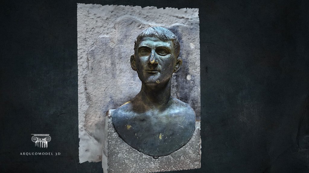 Bronze Bust Herm III 16