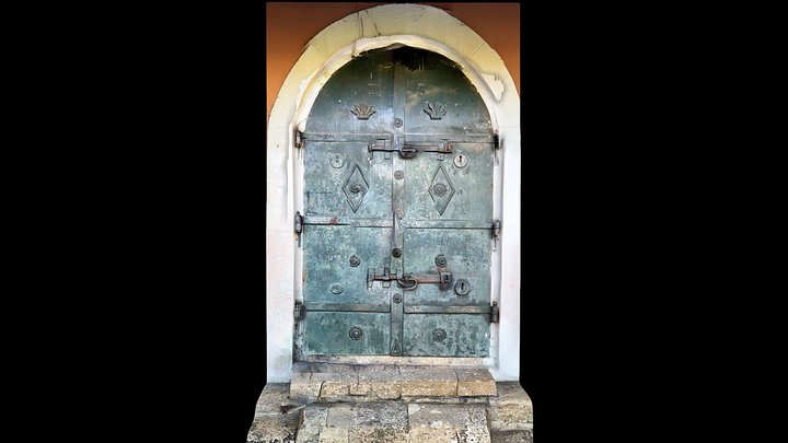 Weathered Door with Copper Patina (Scaniverse) – Modèle 3D gratuit STL