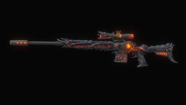 LavaSniper | Bloodstrike – Modelo 3D gratuito STL