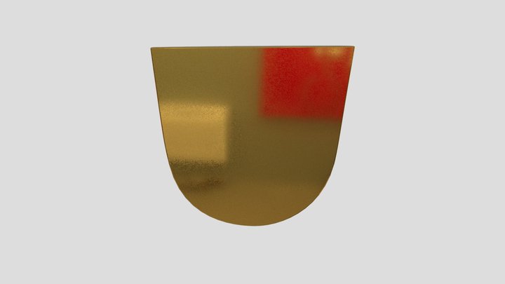 Ferlach Wappen Gold 3D Model