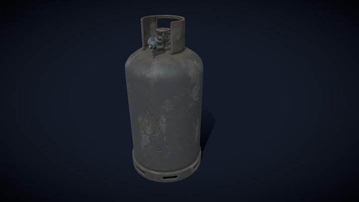 Gas Cylinder_10MB – Modello 3D gratuito STL