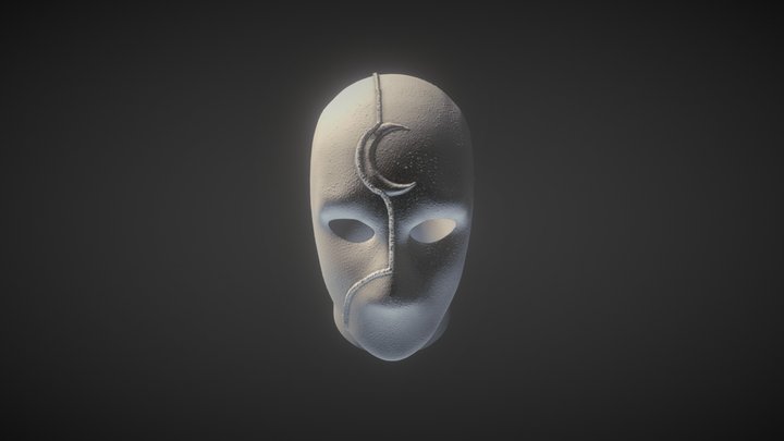 Mr. Knight Mask - Moon Knight 3D Model