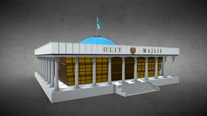 Oliy Majlis Binosi. 3D Model