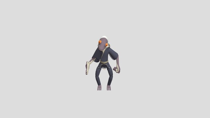 Ninja Lizard 3D Model