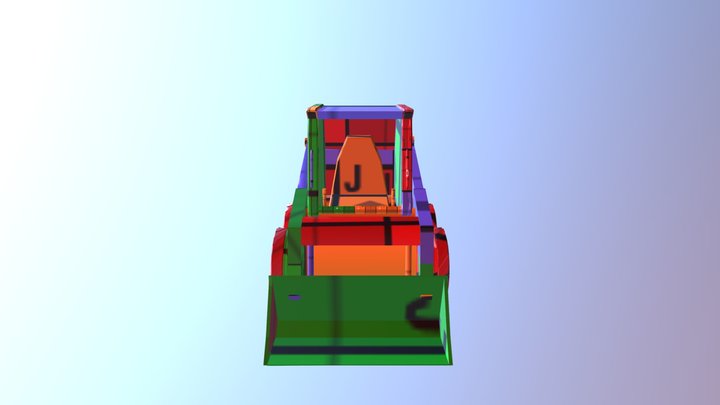 Bobcat Skid Steer UVMapped 3D Model