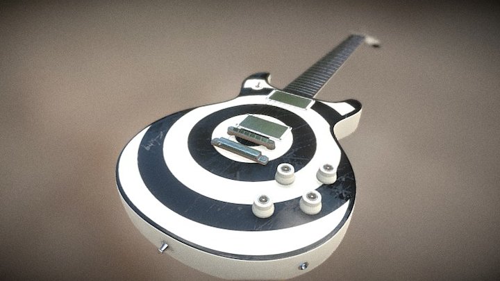 Les Paul Guitar 3D Model