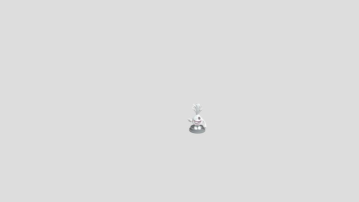 洋葱頭 骨骼綁定 3D Model