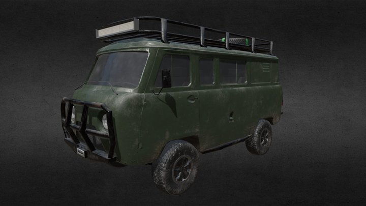 UAZ 452 Buhanka 3D Model