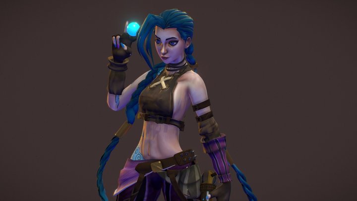 Jinx from Arcane 3D Model