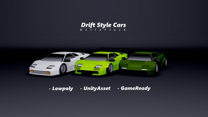 HellaFlush: DriftStyleCars - Classic - Diamond 3D Model