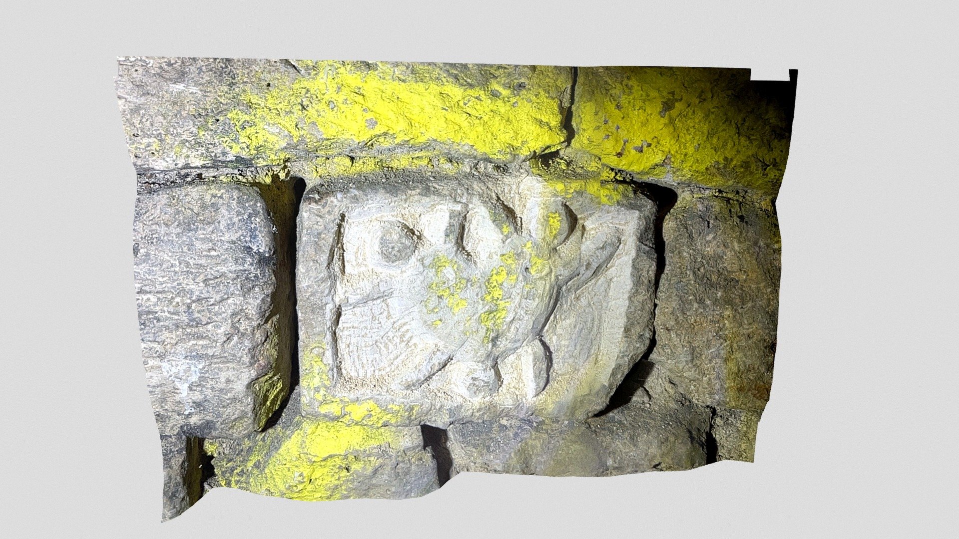 Paris catacombs - small sculpture