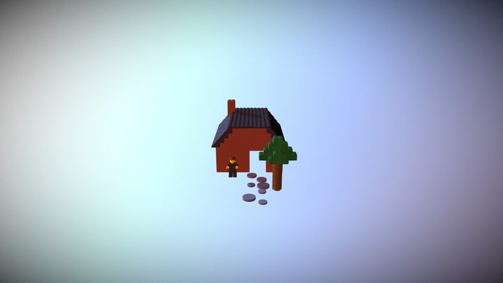 Lego house. 3D Model