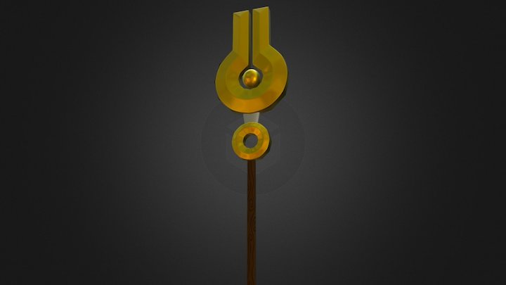 Golgrum's Staff 3D Model
