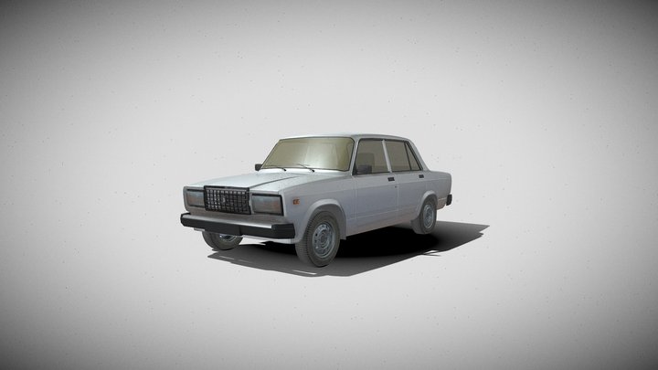 Lada_2107 3D Model