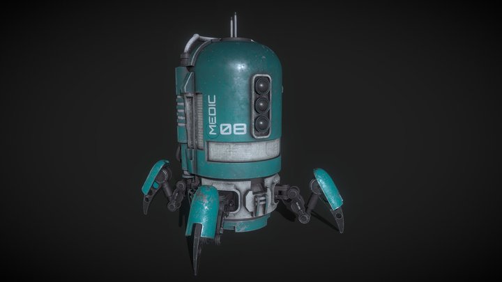 Spiderbot Tutorial 3D Model